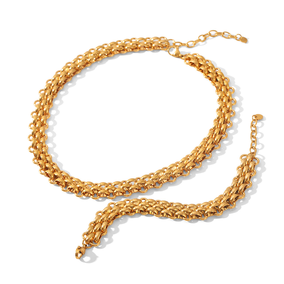 Fried Dough Twists Bracelet Necklace