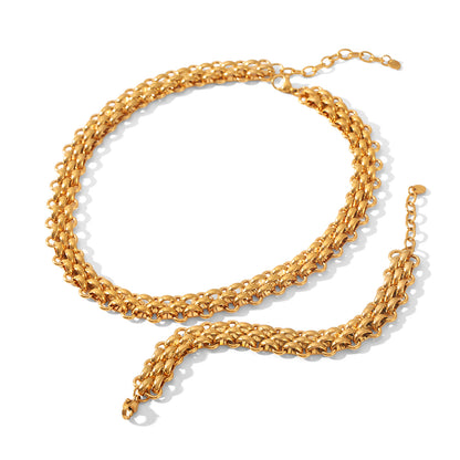 Fried Dough Twists Bracelet Necklace