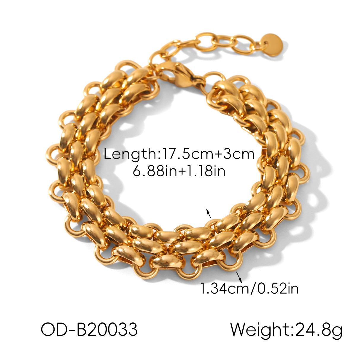 Fried Dough Twists Bracelet Necklace
