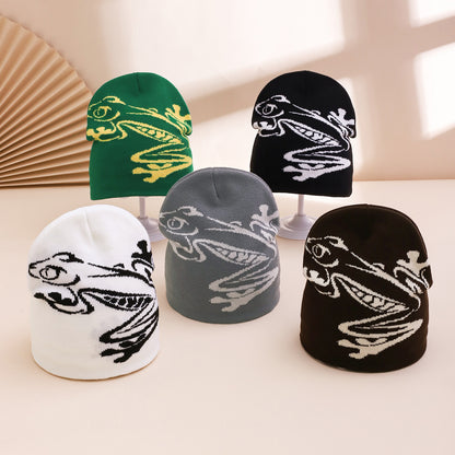 Frog Knitted Hat