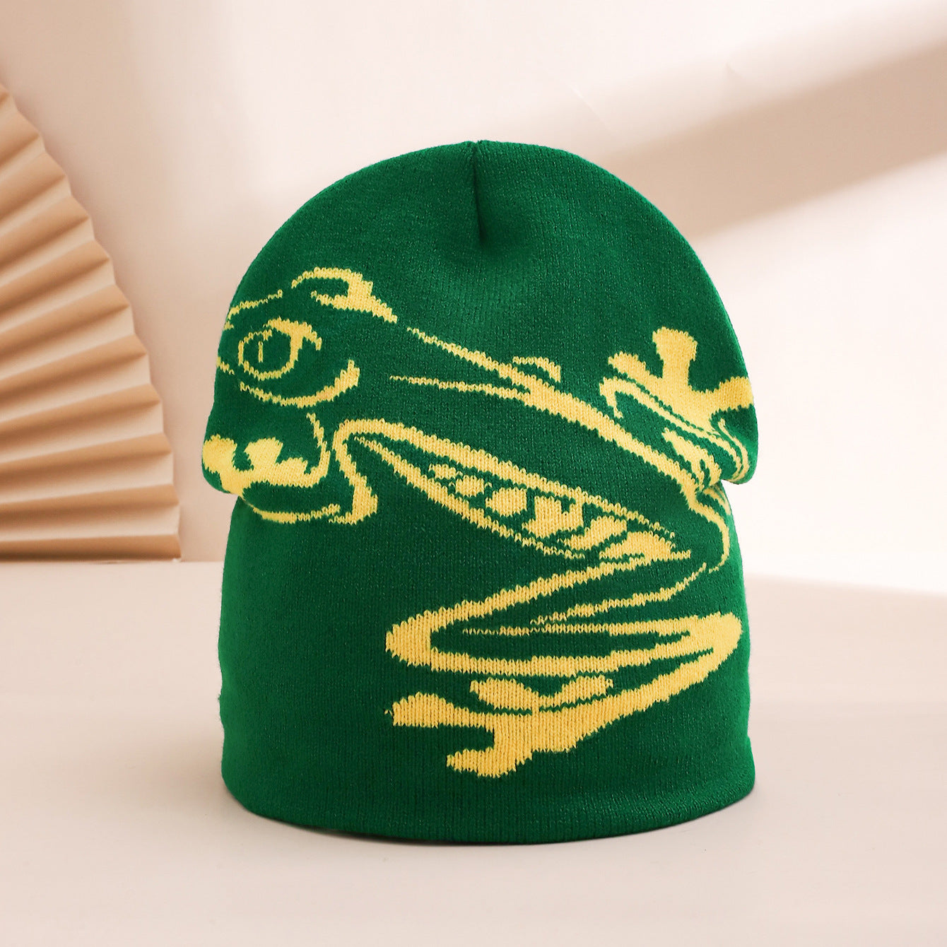 Frog Knitted Hat
