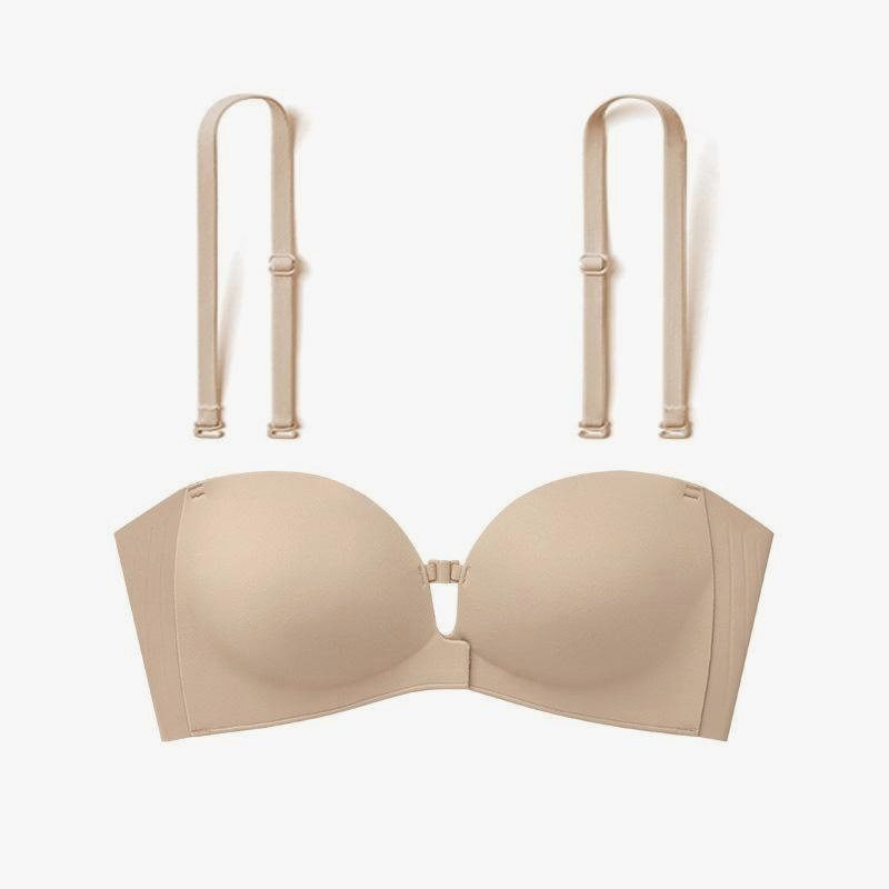 Front Buckle Strapless Underwear