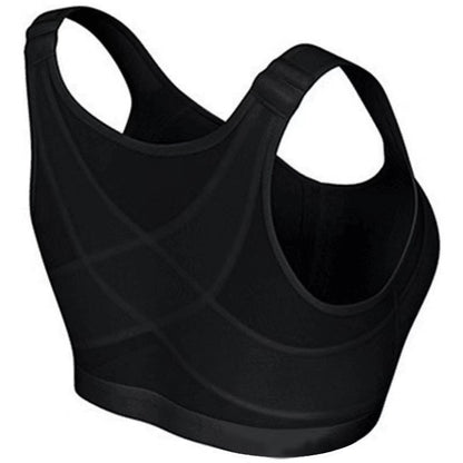 Front Button Sports Bra Without Rims Women