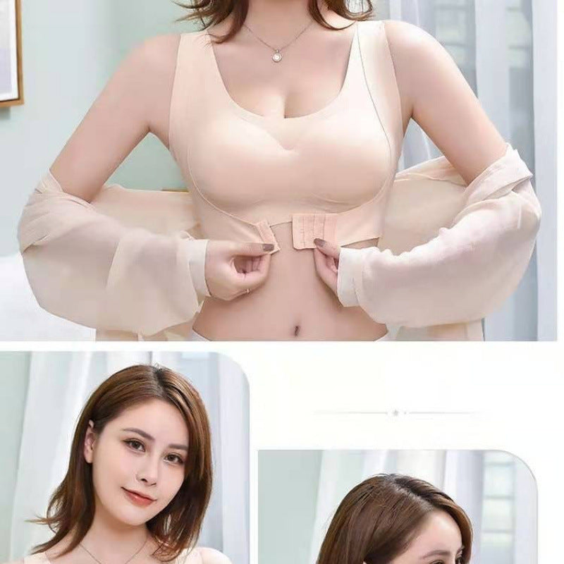 Front Clasp Seamless Posture Correction Bra