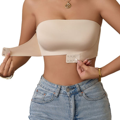 Front Closure Strapless Push-Up Bra