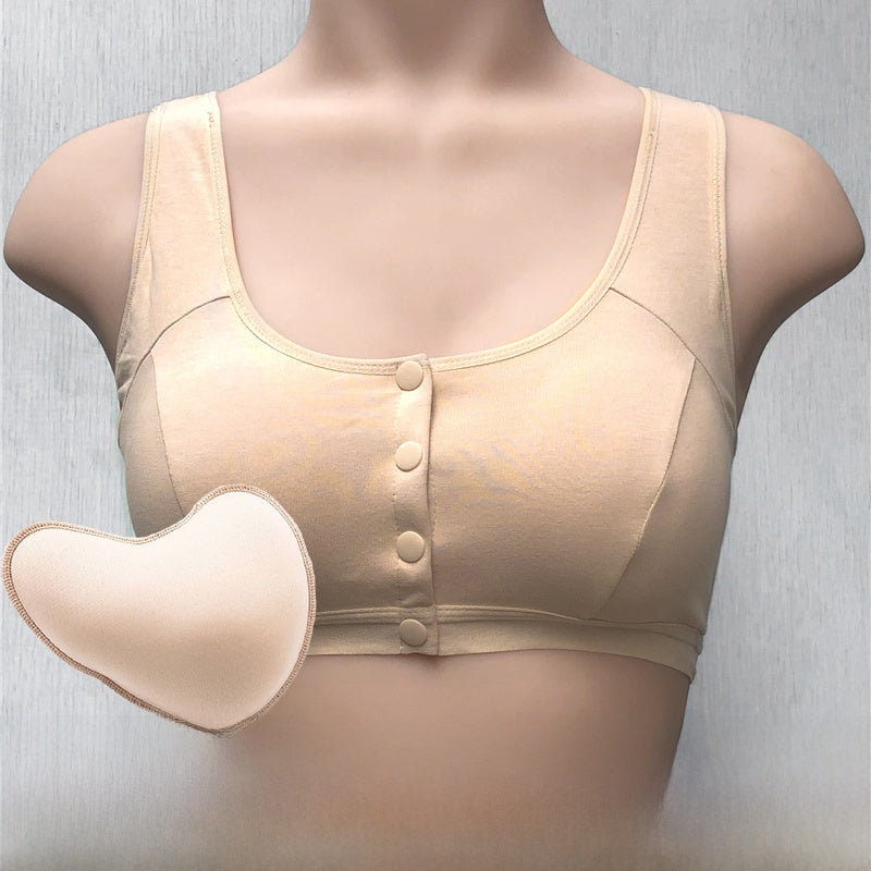 Front-closure thin lingerie