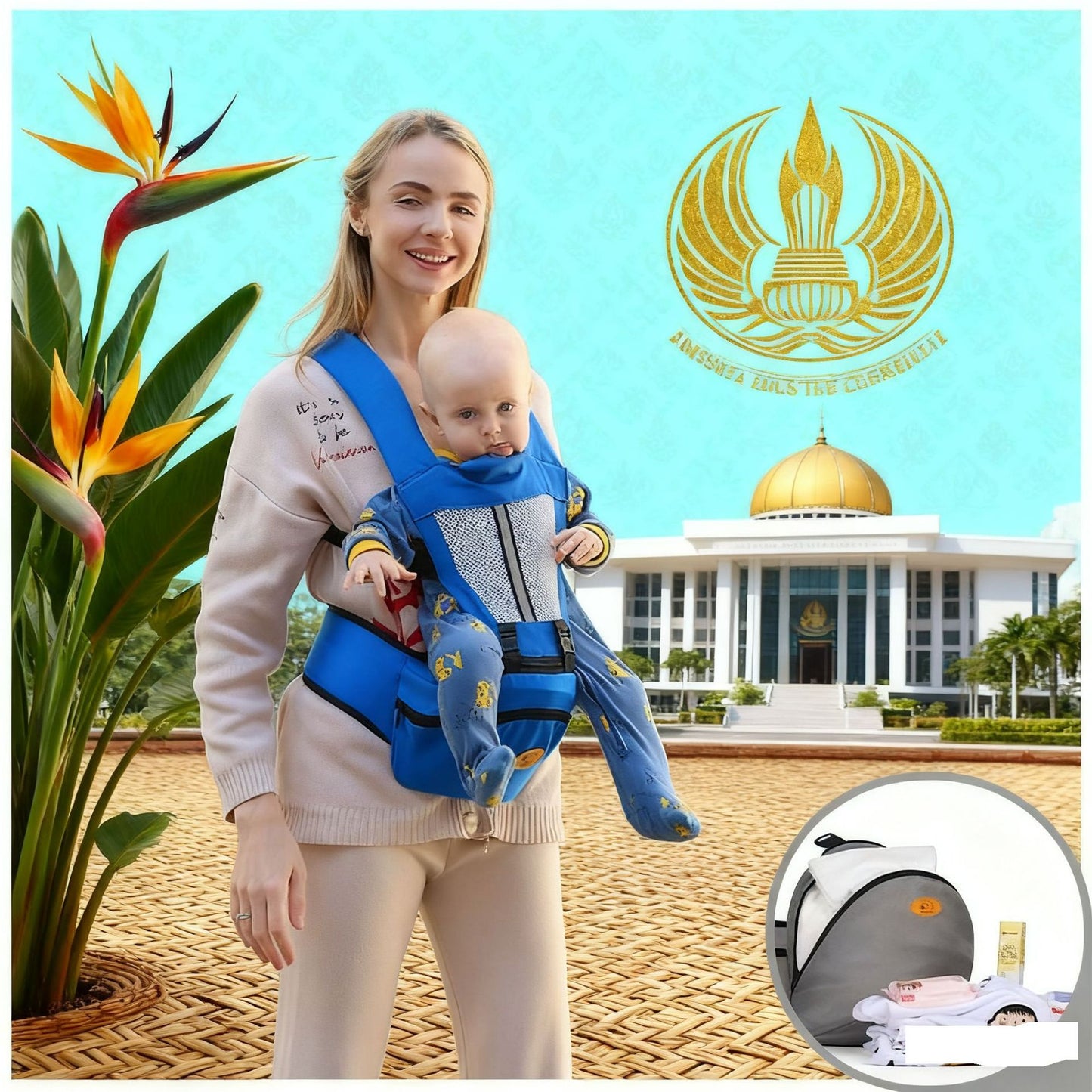 front-facing baby sling