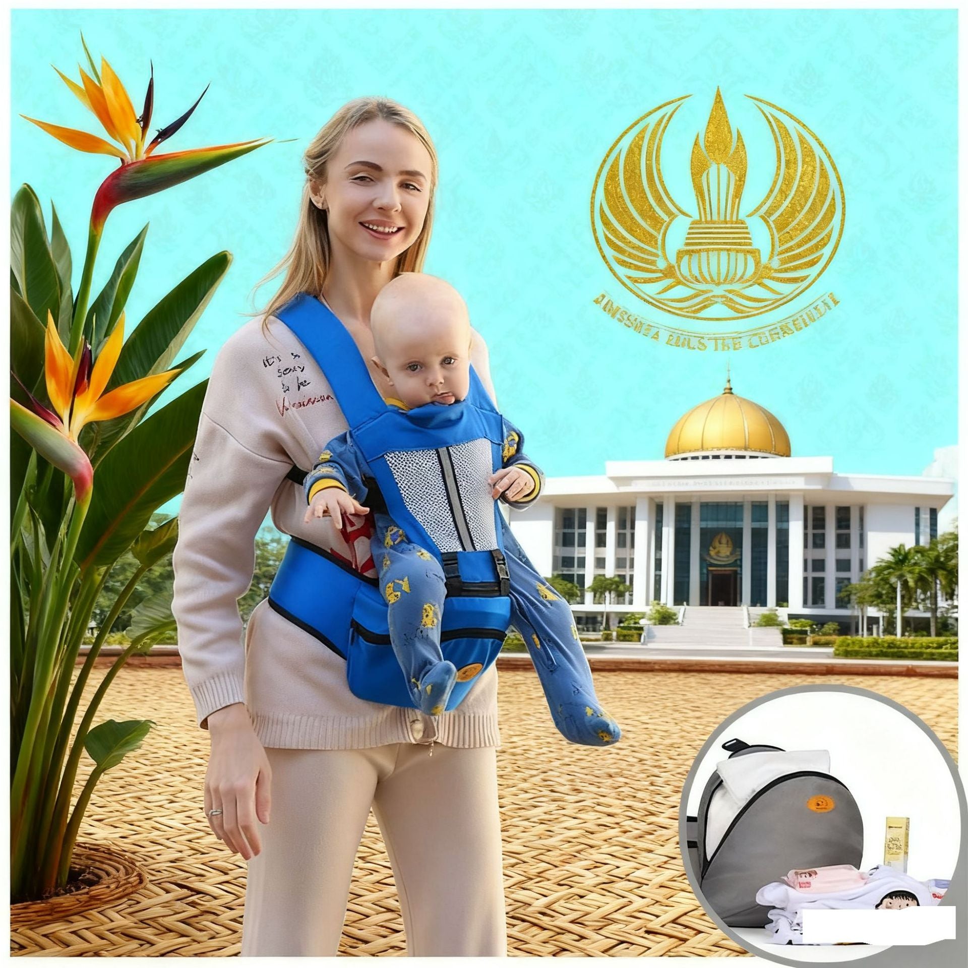 front-facing baby sling