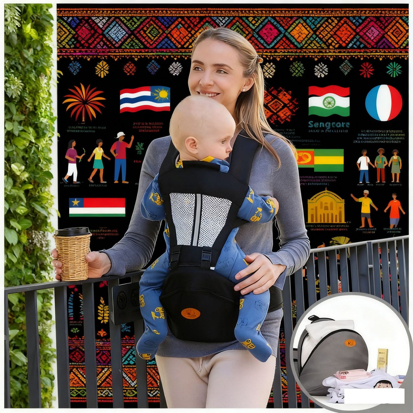 front-facing baby sling