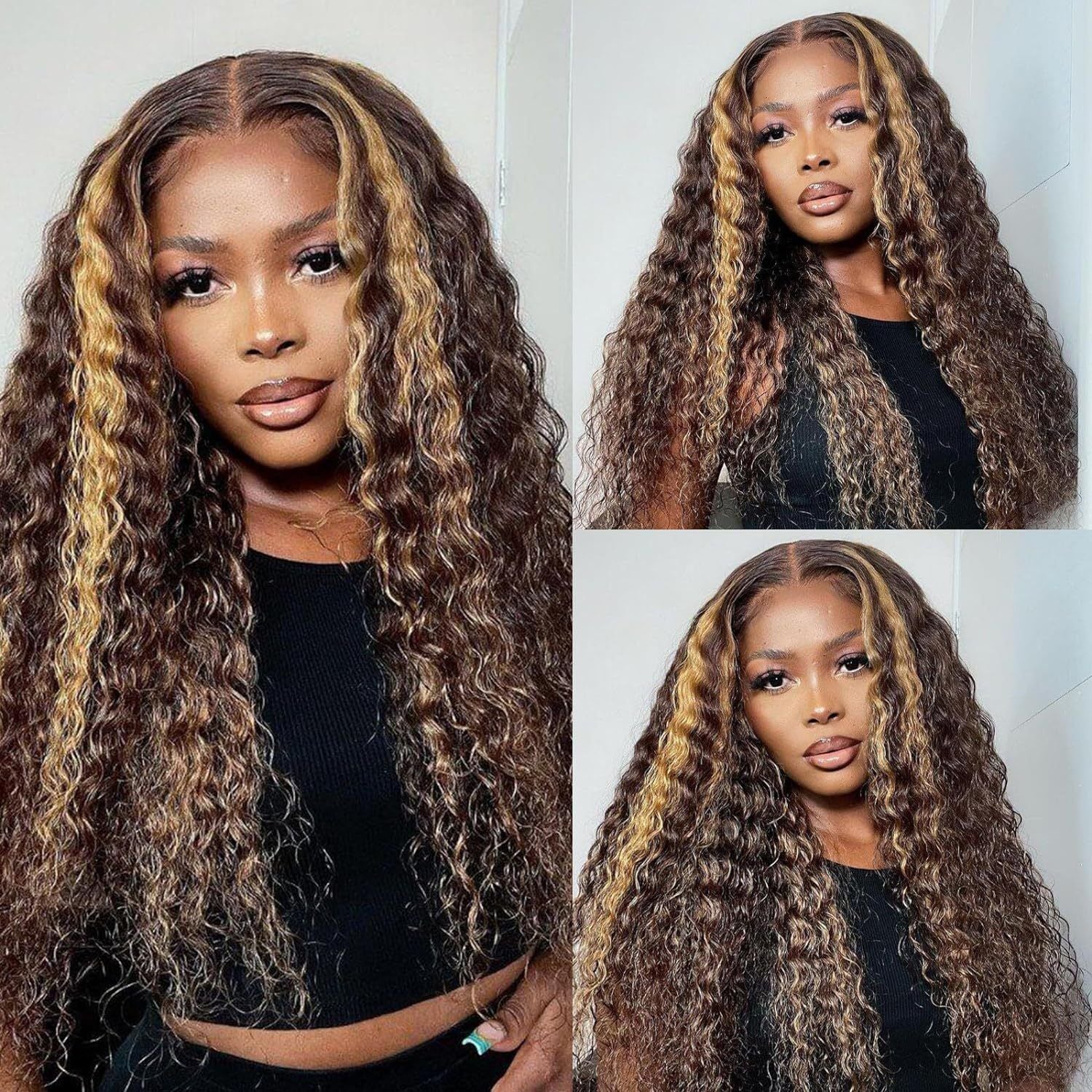 Front Lace Curly Synthetic Wig