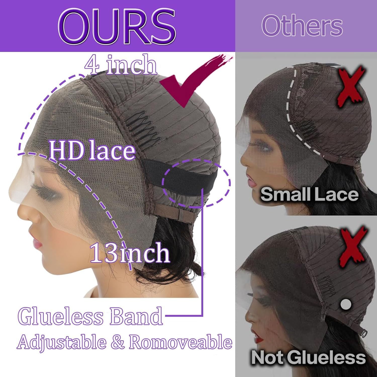 Front Lace Human Hair Bob Wig
