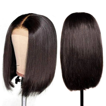 Front Lace Human Hair Bob Wig