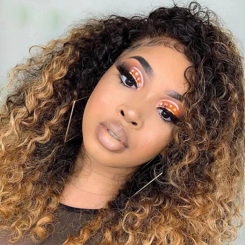 Front Lace Synthetic Curly Wig