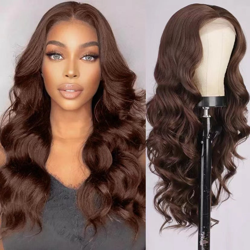 Front Lace Synthetic Long Wavy Hair Wig