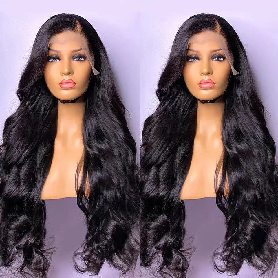 Front Lace Synthetic Wig Long Curly Hair