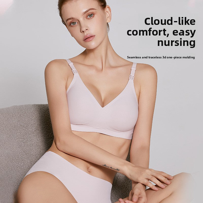 Front Opening Nursing Bra Without Steel Ring