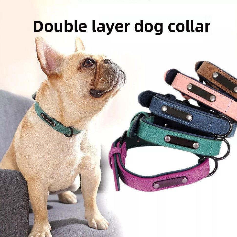 Frosted Anti-Lost Dog Collar