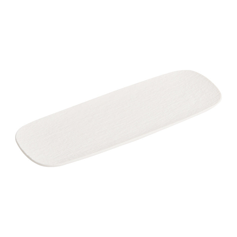 Frosted Ceramic Rectangular Plate