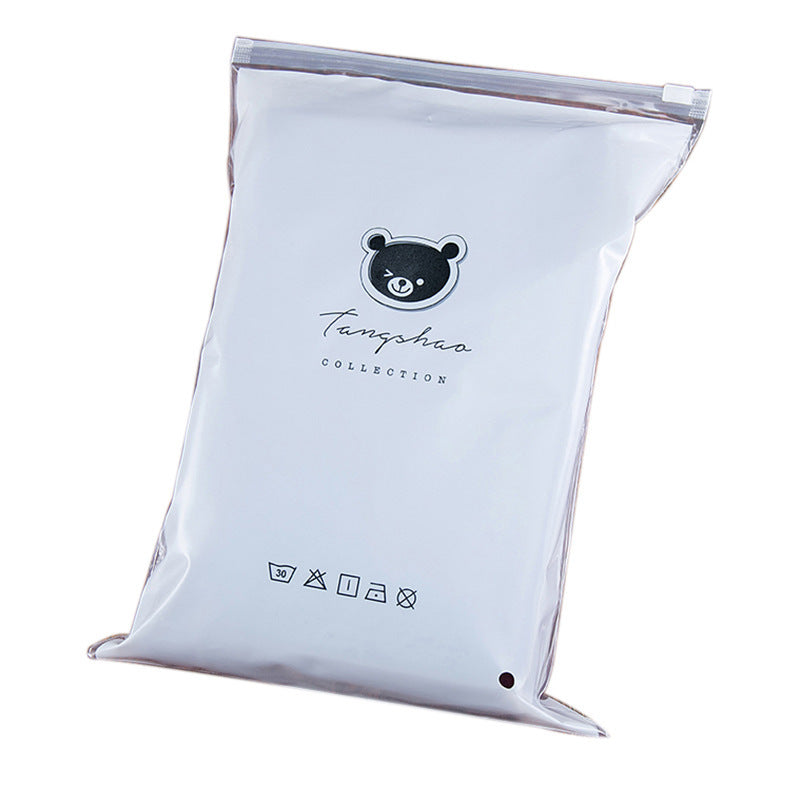 Frosted Clear Zipper Bag