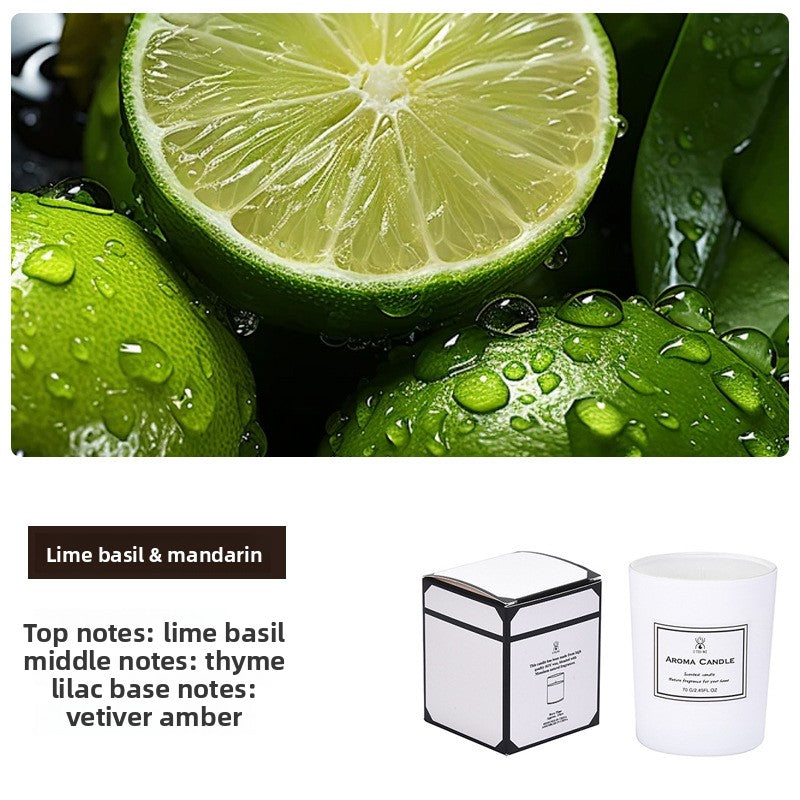 Frosted Cup Aromatherapy Soy Wax Candle