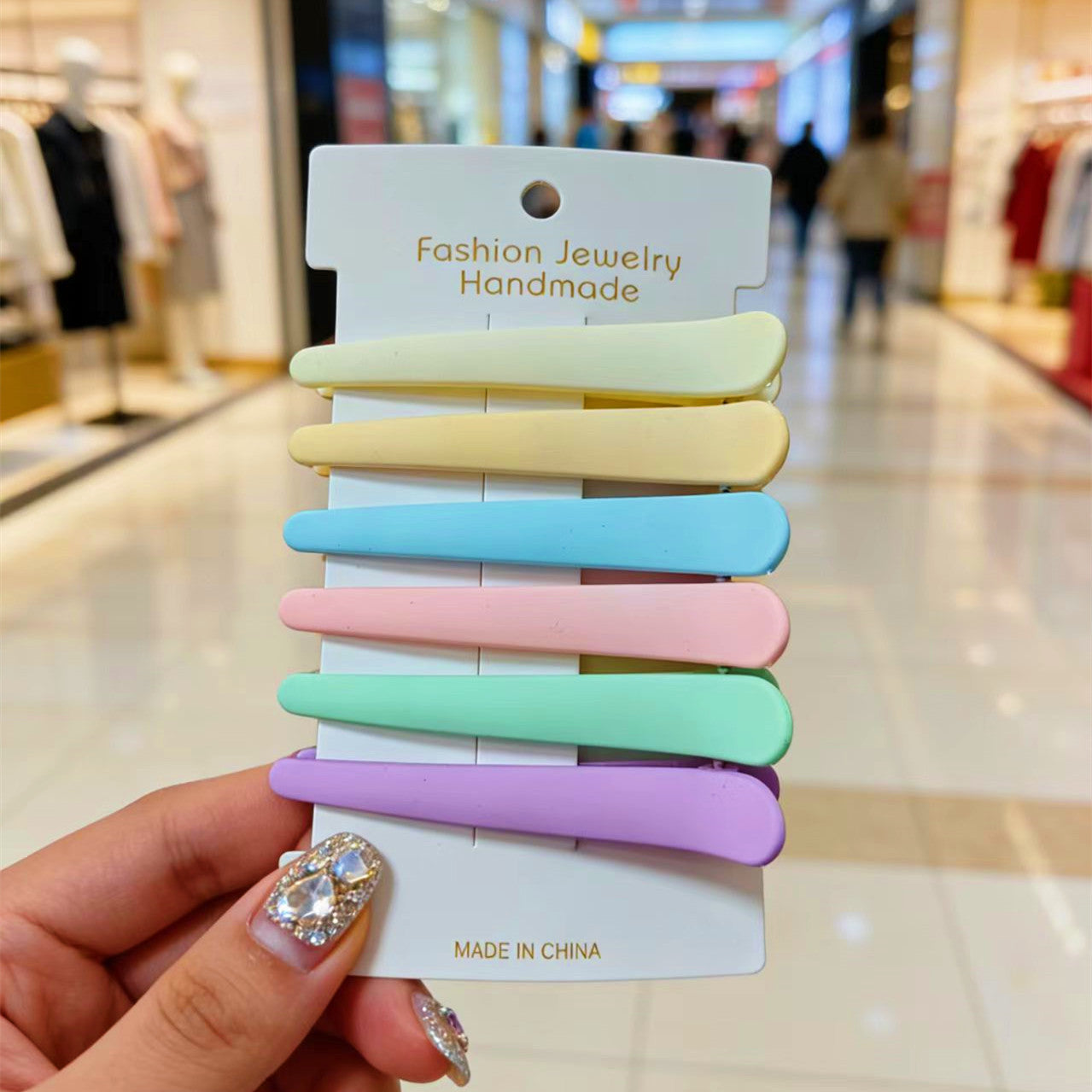 Frosted Duckbill Hair Clips