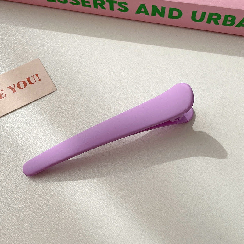 Frosted Duckbill Hair Clips