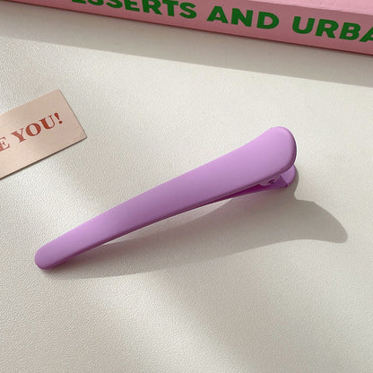 Frosted Duckbill Hair Clips