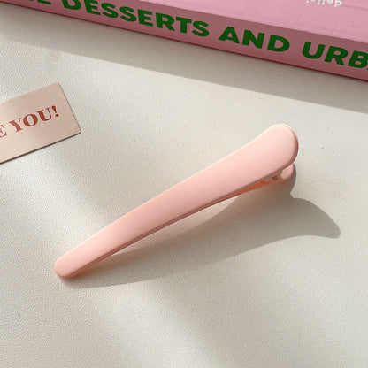 Frosted Duckbill Hair Clips