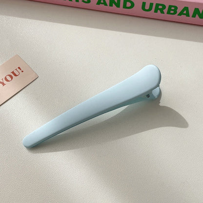 Frosted Duckbill Hair Clips