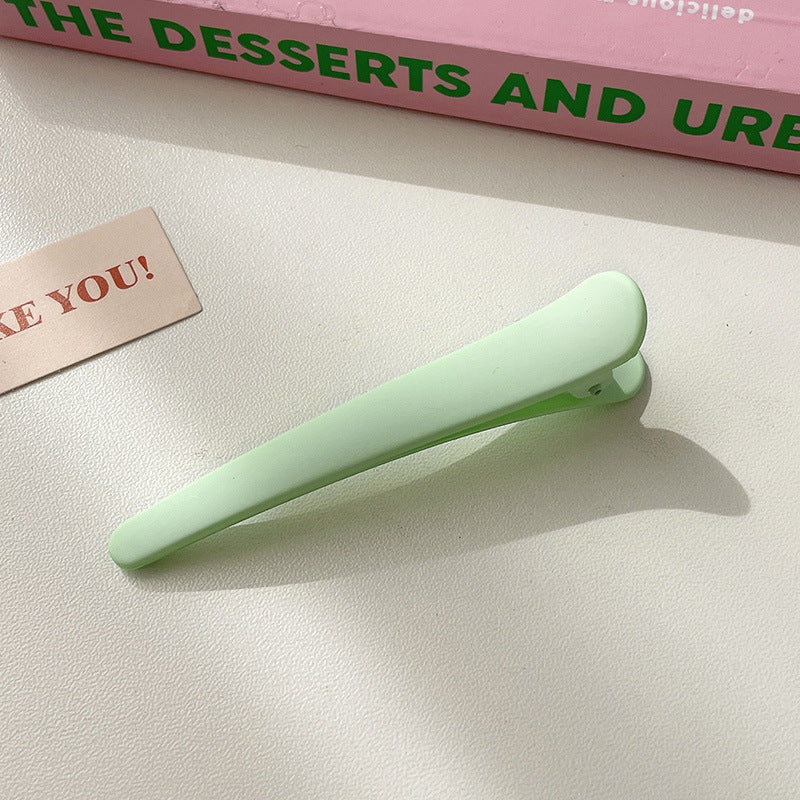 Frosted Duckbill Hair Clips
