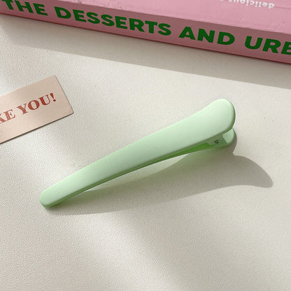 Frosted Duckbill Hair Clips