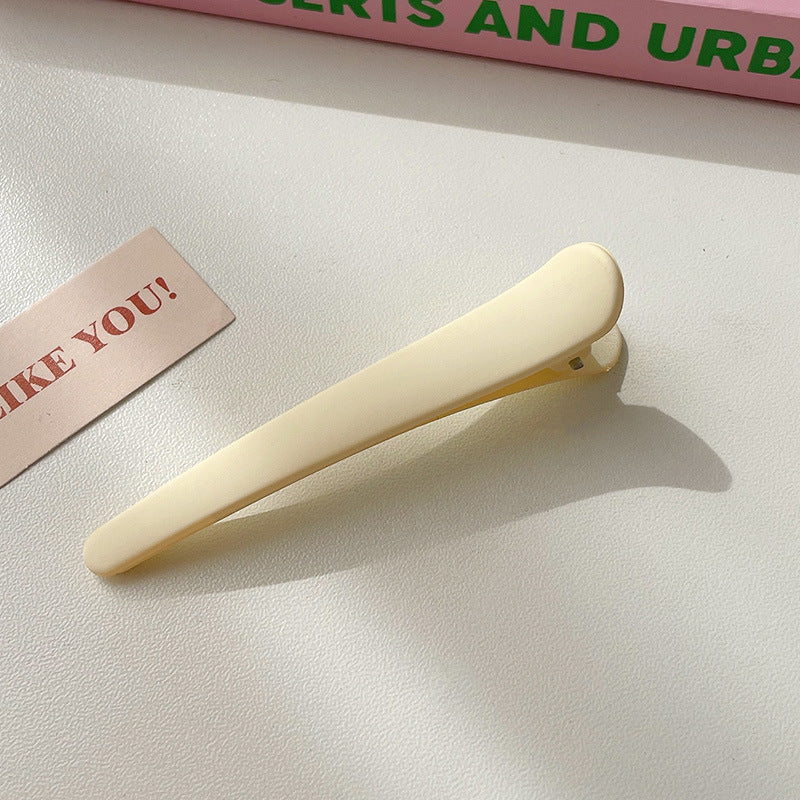 Frosted Duckbill Hair Clips