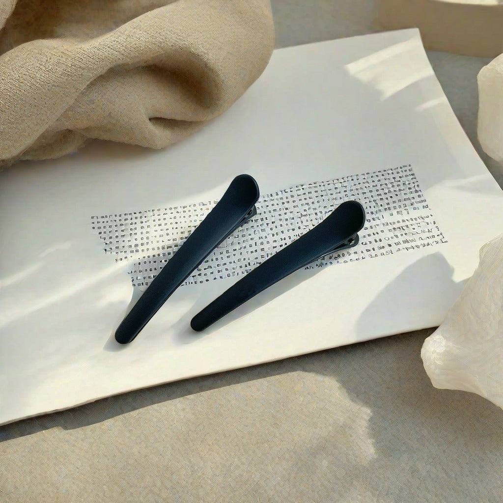 Frosted Duckbill Hair Clips