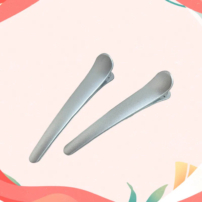 Frosted Duckbill Hair Clips