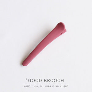 Frosted Duckbill Hair Clips