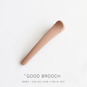 Frosted Duckbill Hair Clips