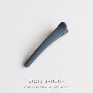 Frosted Duckbill Hair Clips