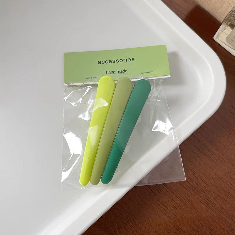 Frosted Duckbill Hair Clips
