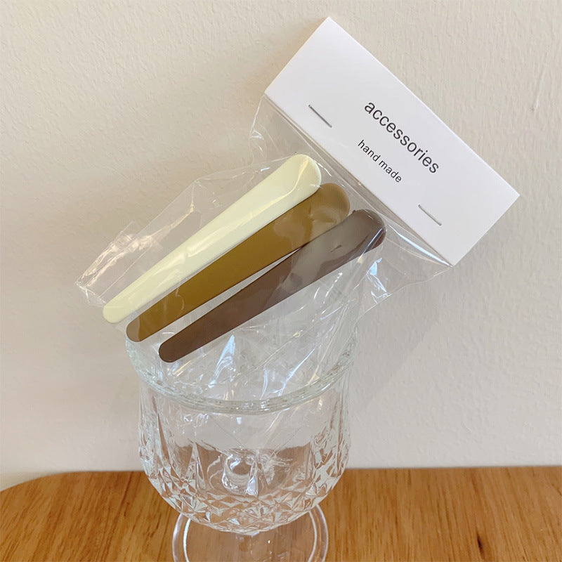 Frosted Duckbill Hair Clips