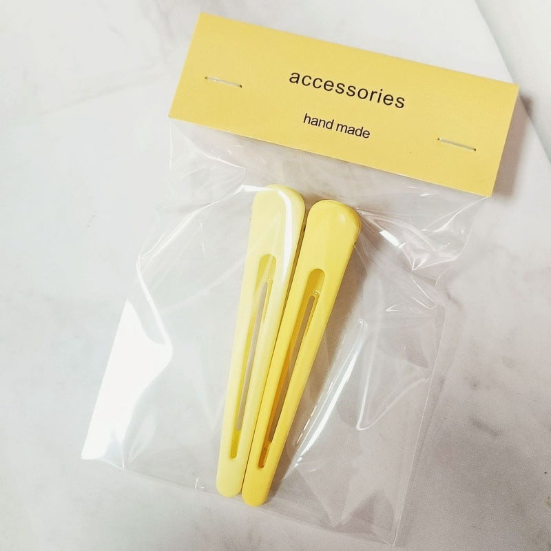 Frosted Duckbill Hair Clips