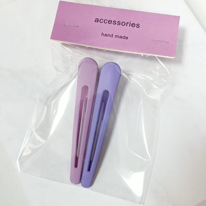 Frosted Duckbill Hair Clips