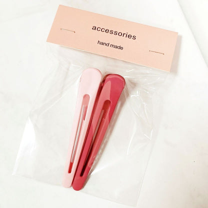 Frosted Duckbill Hair Clips