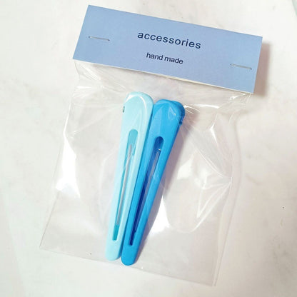 Frosted Duckbill Hair Clips