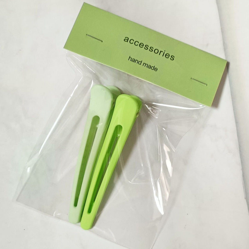Frosted Duckbill Hair Clips