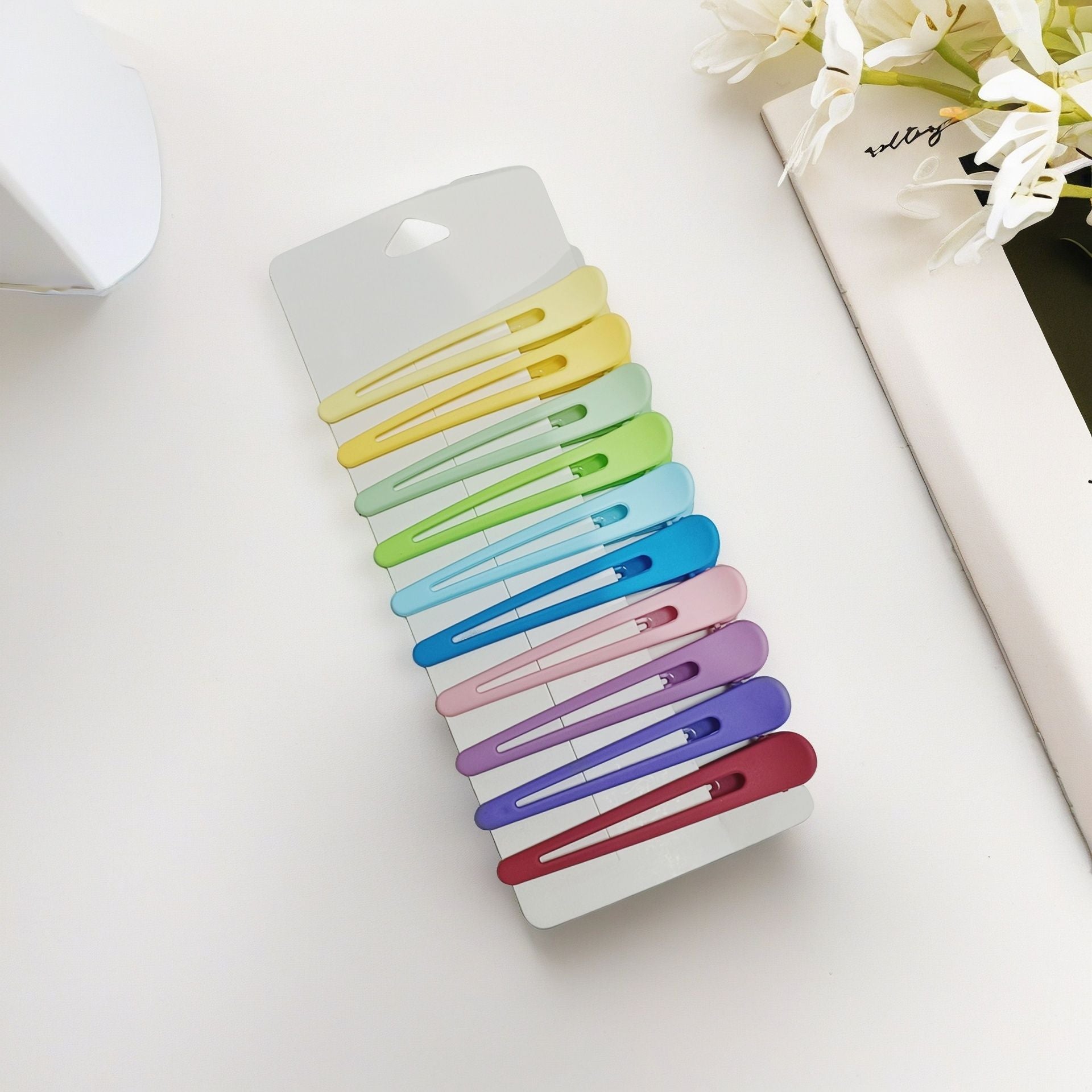 Frosted Duckbill Hair Clips