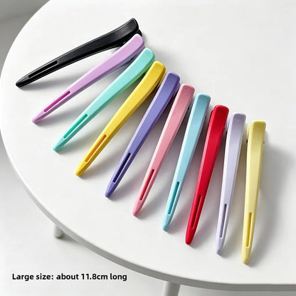 Frosted Duckbill Hair Clips