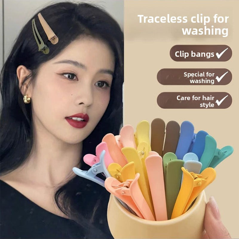 Frosted Duckbill Hair Clips