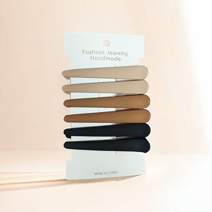 Frosted Duckbill Hair Clips