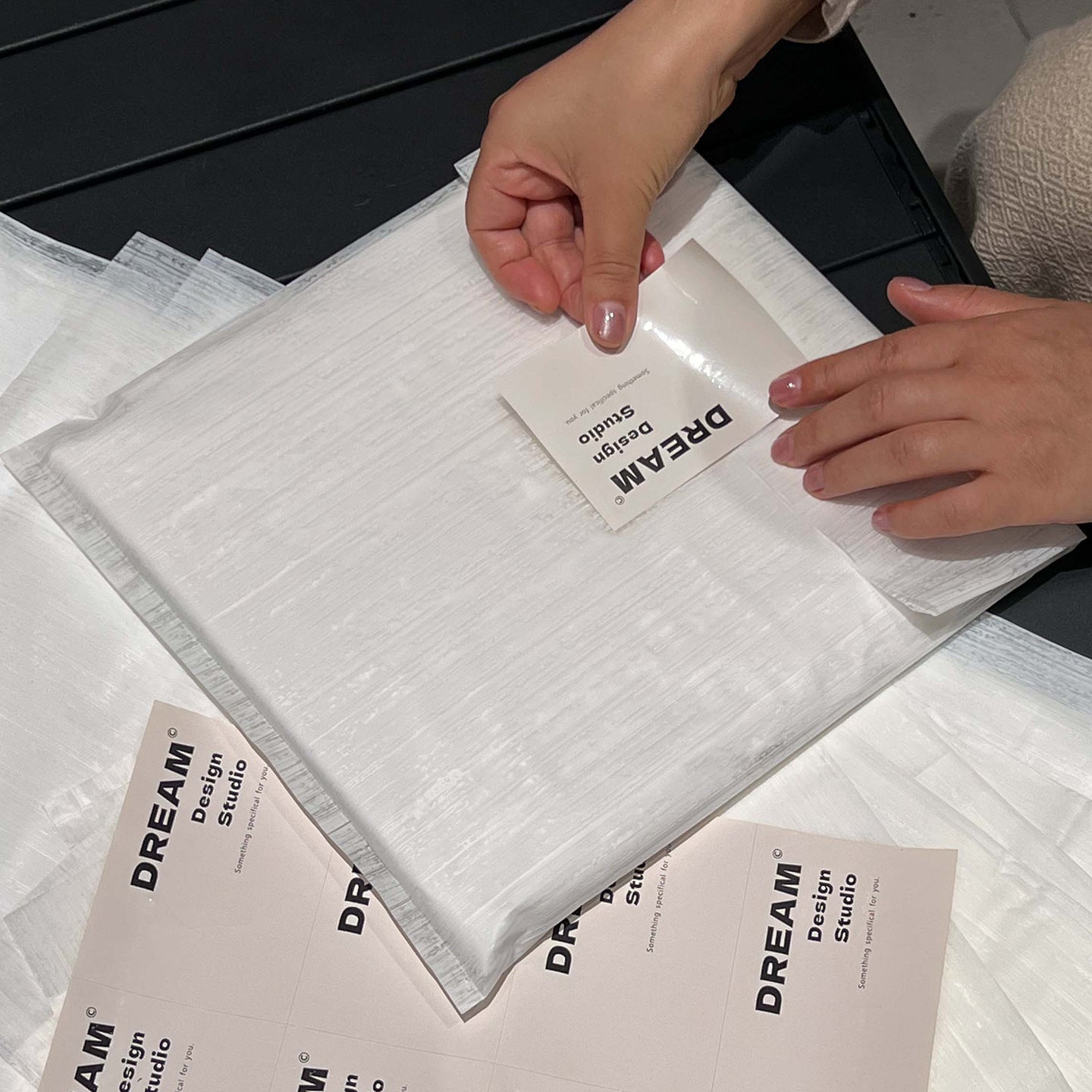 Frosted Flat-Seal Plastic Packaging Bag