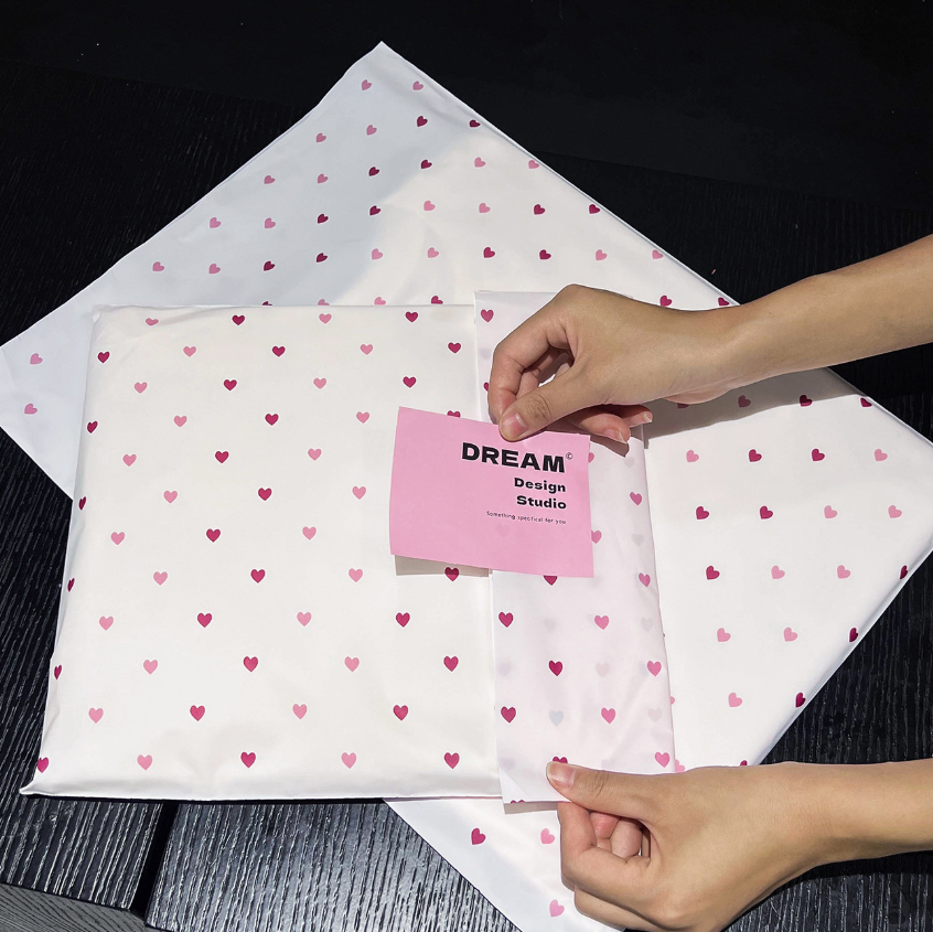 Frosted Flat-Seal Plastic Packaging Bag